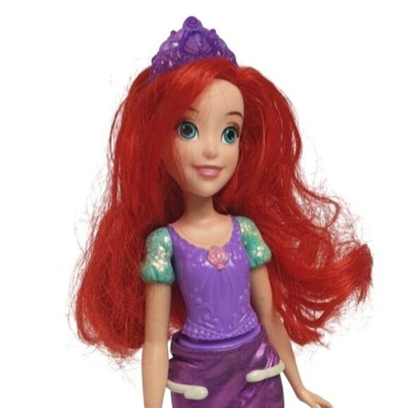 Disney Ariel Mermaid Doll With Sebastian Figure Set - Picture 2 of 5